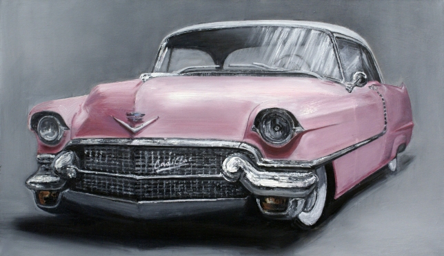 Painting for sale online - Pink Cadillac
