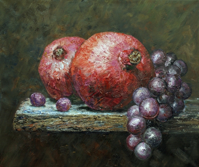 Painting for sale online - Pomegranate