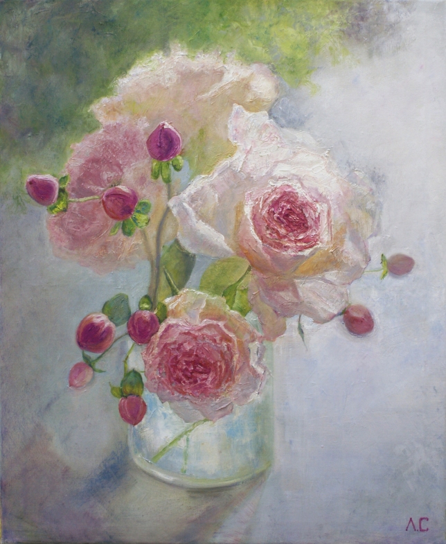 Painting for sale online - Bouquet of roses