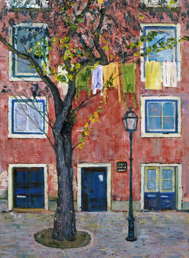 Painting for sale online - Italian street