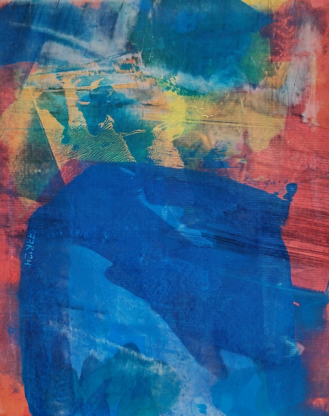 Painting for sale online - Boy on a pig