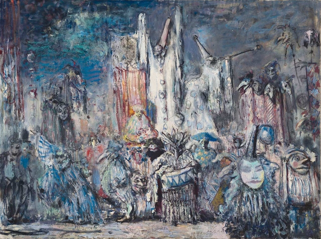 Painting for sale online - Night of Fools. Dancing in the Swamp