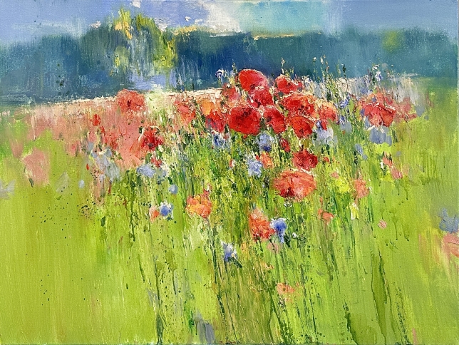 Painting for sale online - Poppies