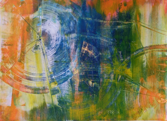 Painting for sale online - Time flies through people