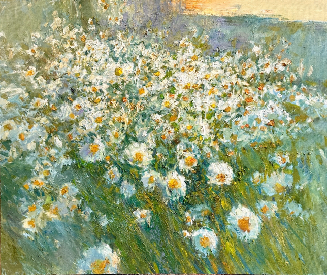 Painting for sale online - Chamomile