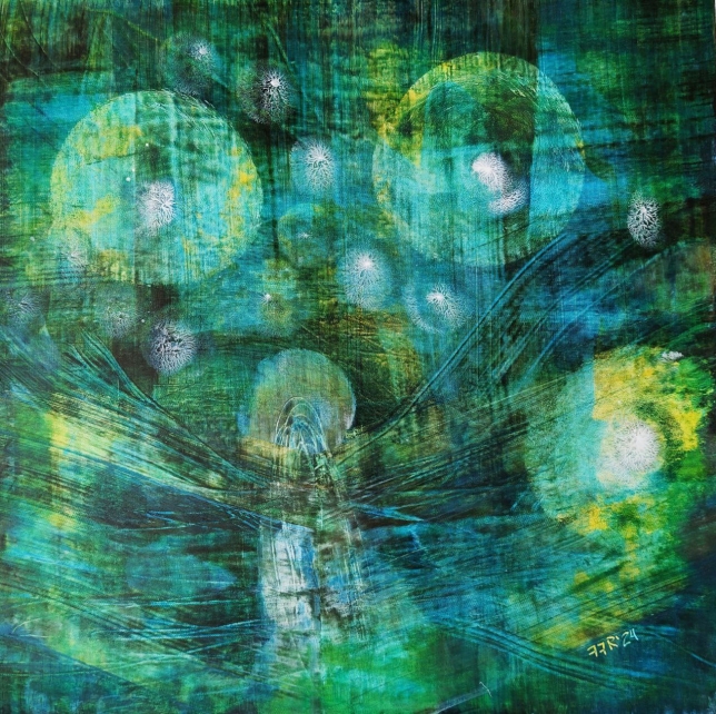 Painting for sale online - Fireflies