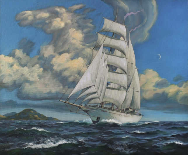 Painting for sale online - FULL SAIL