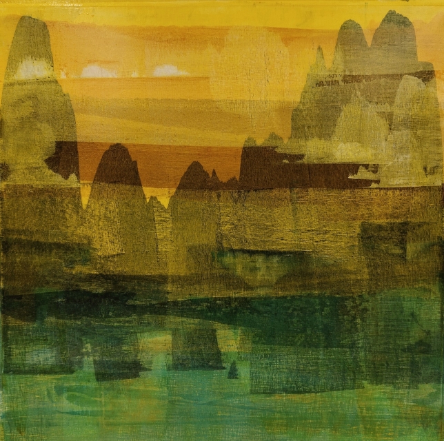 Painting for sale online - Lonely wolf