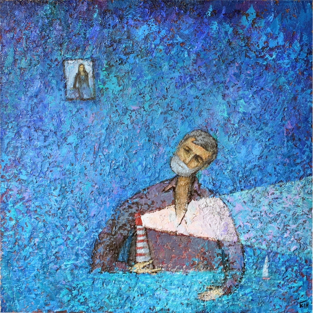 Painting for sale online - Lighthouse Keeper
