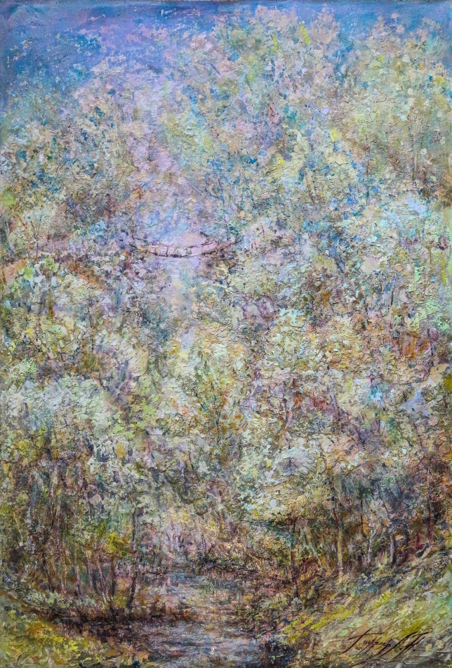 Painting for sale online - Green world