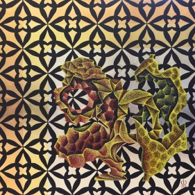 Painting for sale online - Tea with lemon. From the series Inhale, exhale or restlessness of the mind