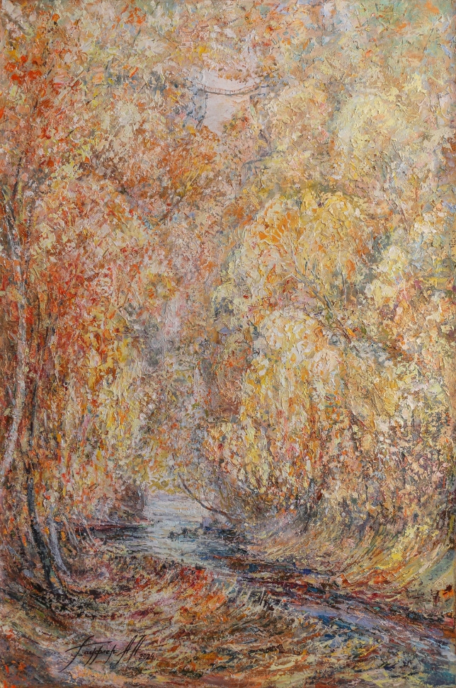 Painting for sale online - Golden World