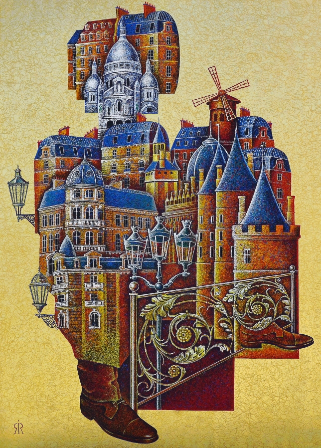 Painting for sale online - A dream about Paris