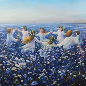 Painting for sale online - A sea of happiness