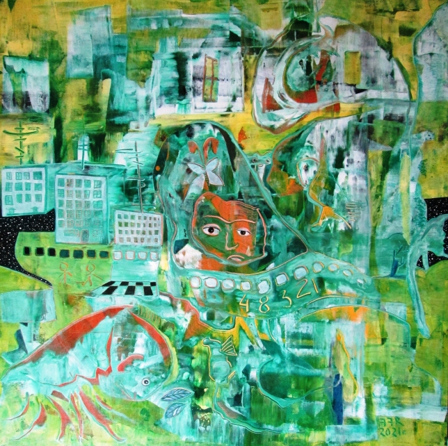 Painting for sale online - Shrimp