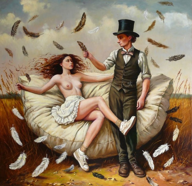 Painting for sale online - The Gentleman and the Mademoiselle