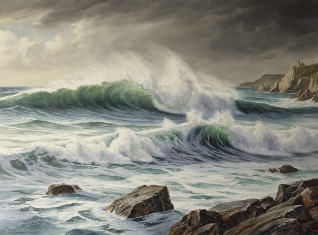 Painting for sale online - The Sea’s Rhymes