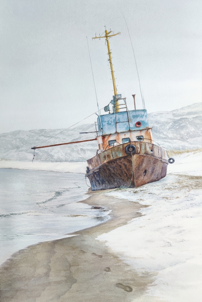 Painting for sale online - Long-awaited peace. Serie Emotions.