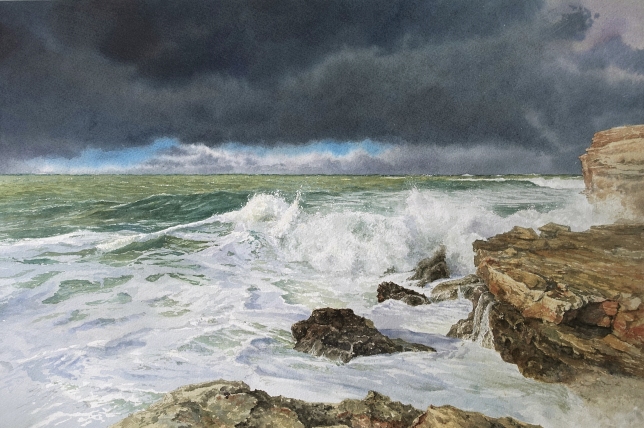 Painting for sale online - Eye of the Storm. Series Storm of the Century