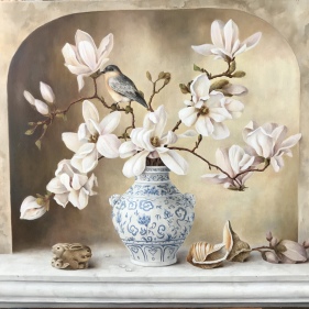 Painting for sale online - Magnolias