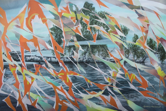 Painting for sale online - City noise