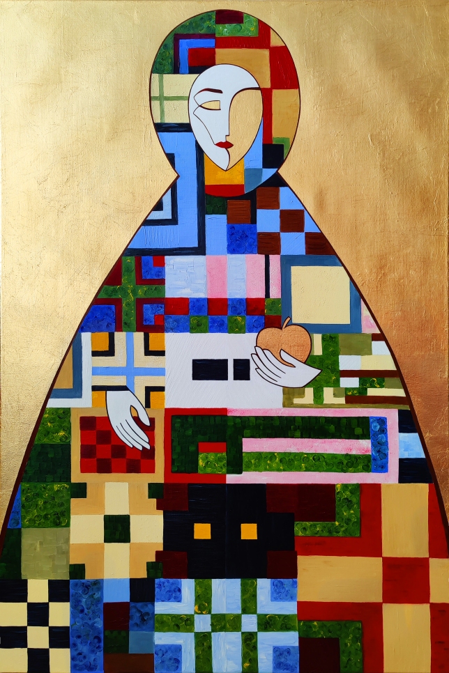 Painting for sale online - Fur coat by Yves Salomon