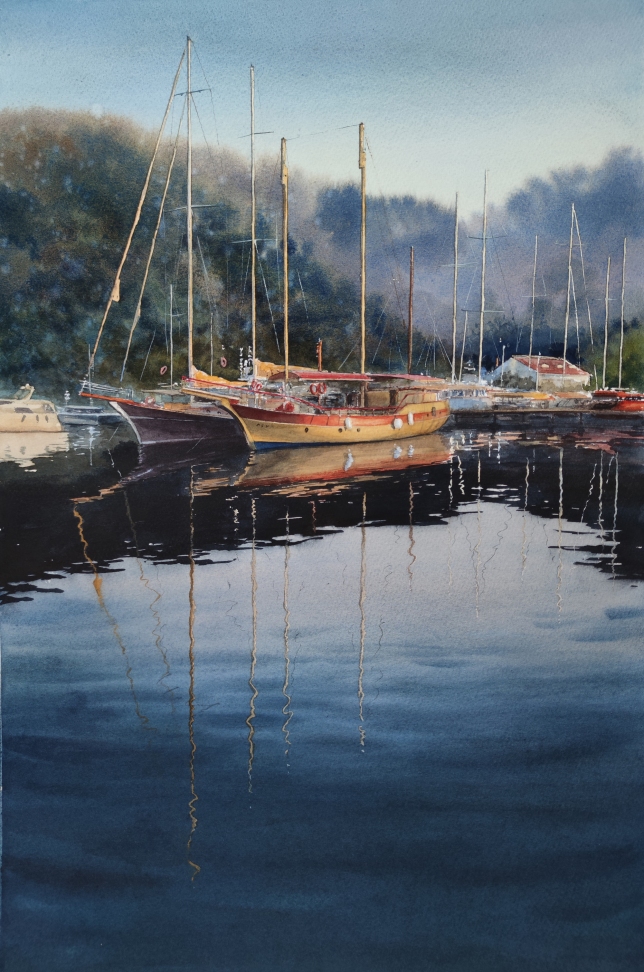 Painting for sale online - Marina