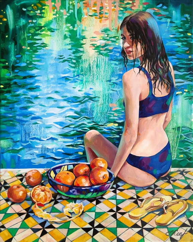 Painting for sale online - Pool III