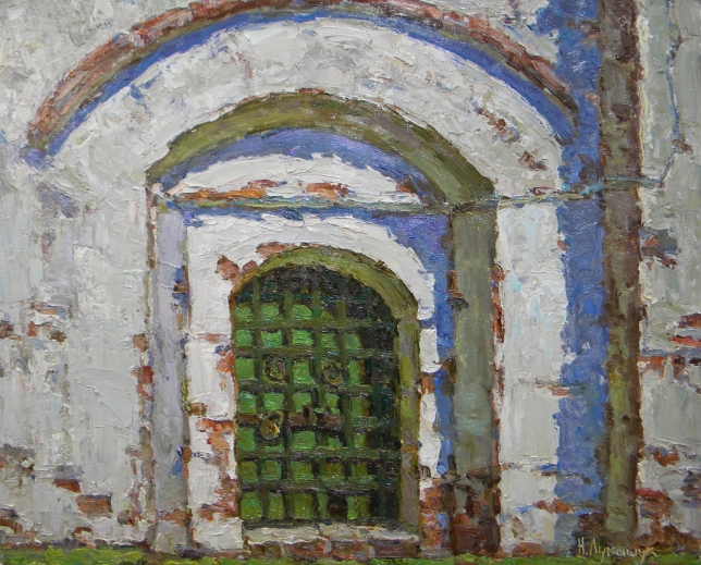 Painting for sale online - The Green Door.