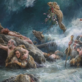 Painting for sale online - And so, the Earth was corrupted