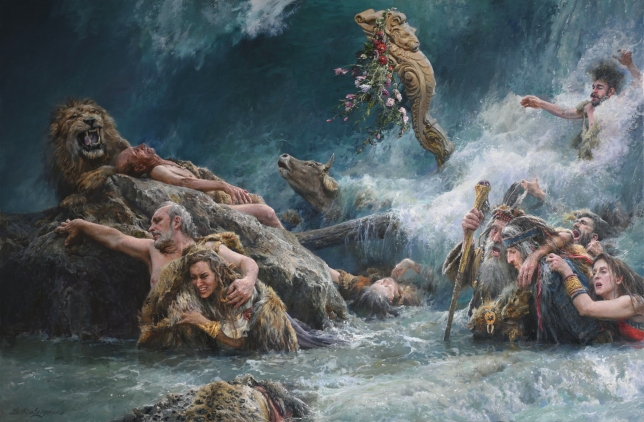 Painting for sale online - And so, the Earth was corrupted