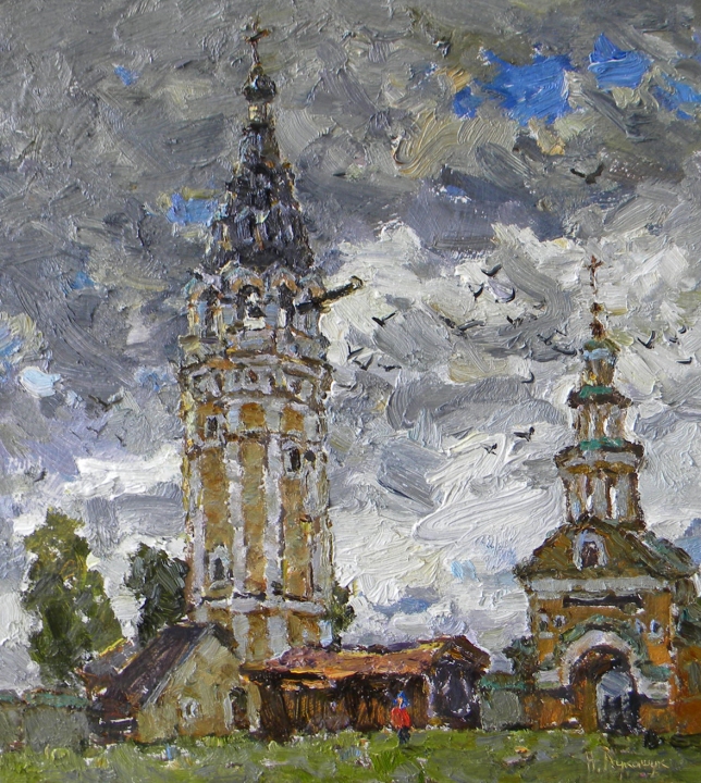 Painting for sale online - Bell Tower of the Resurrection Cathedral