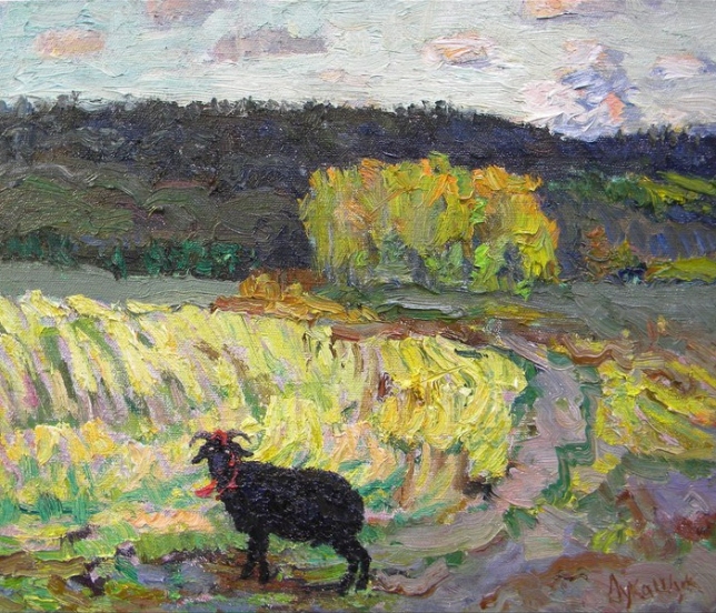 Painting for sale online - The Black Ram