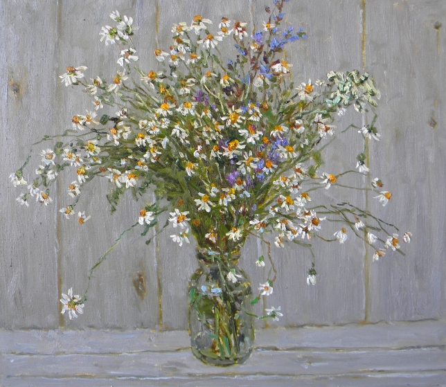 Painting for sale online - Chamomiles