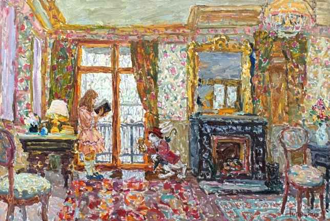 Painting for sale online - Alice Visiting Vuillard 1