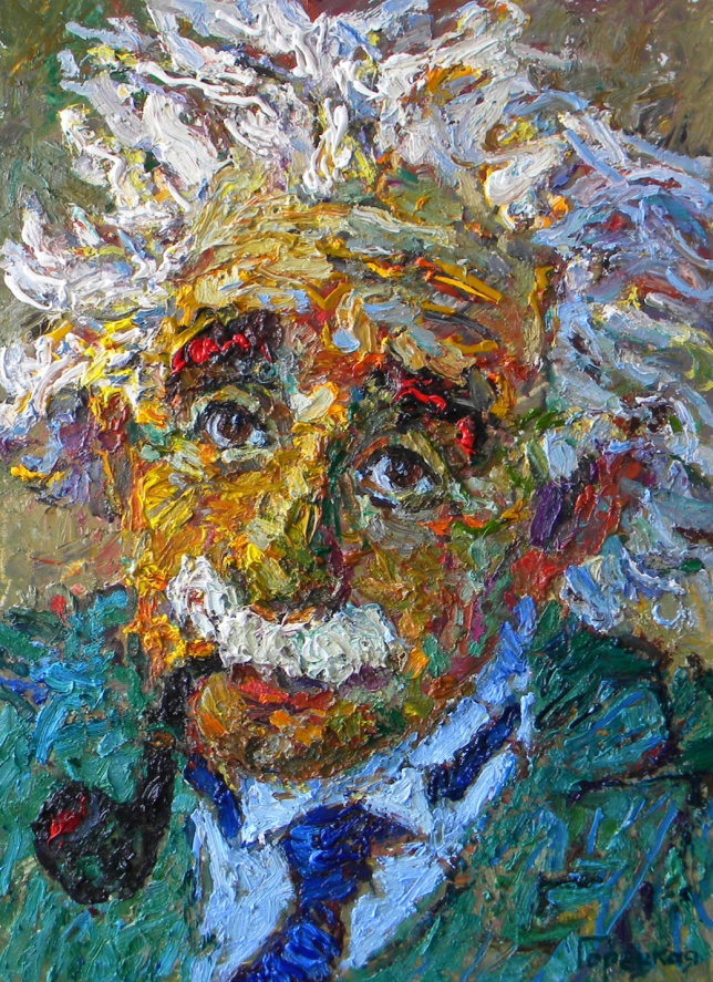 Painting for sale online - Portrait of Albert Einstein