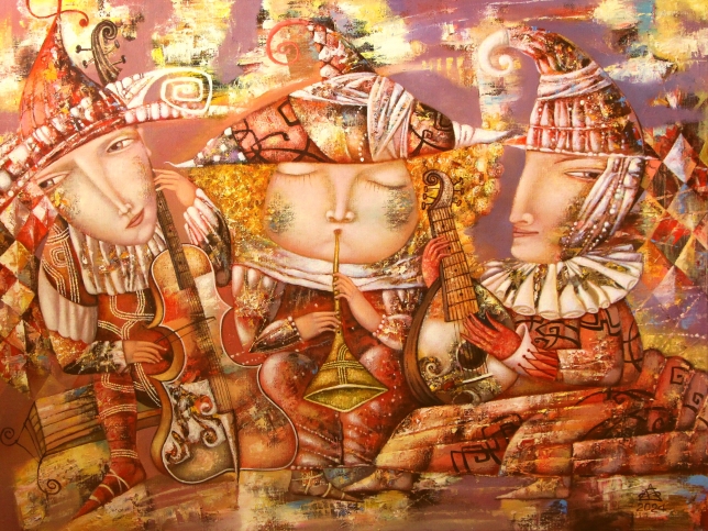 Painting for sale online - Musical plot