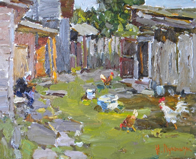 Painting for sale online - The Courtyard of the 