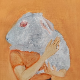 Painting for sale online - Rabbit me
