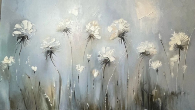Painting for sale online - Dandelions
