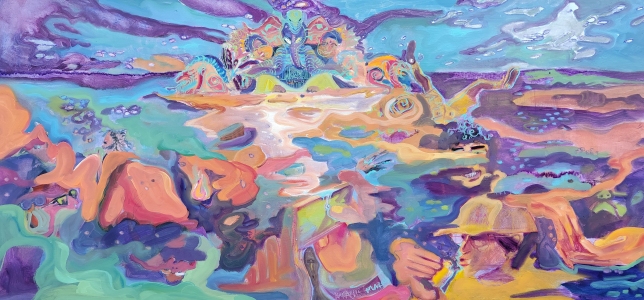 Painting for sale online - Karacus Marakus. Under the water