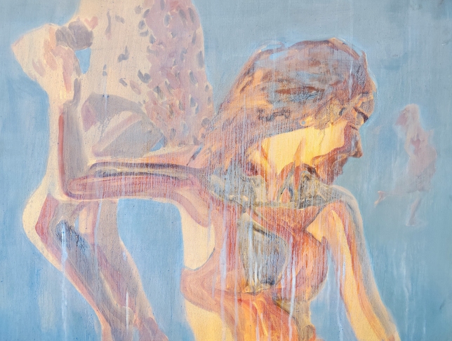 Painting for sale online - Dancing Graces in the Rain