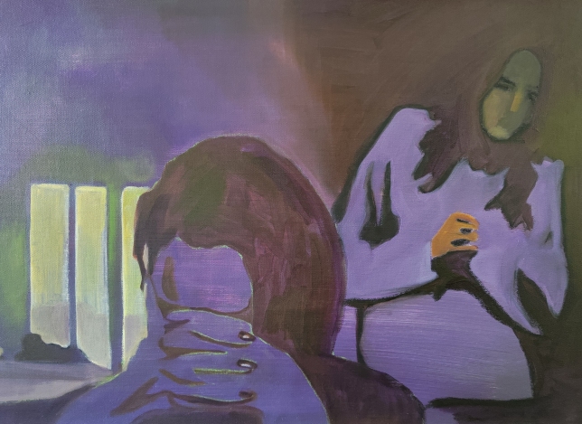 Painting for sale online - Something happened