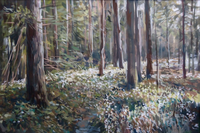 Painting for sale online - Spring forest