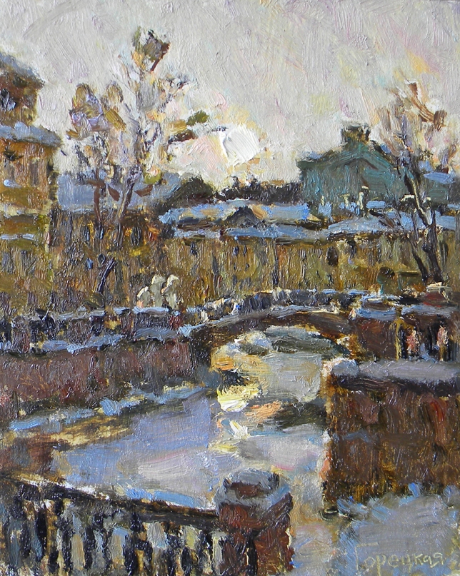Painting for sale online - The Lion's Bridge