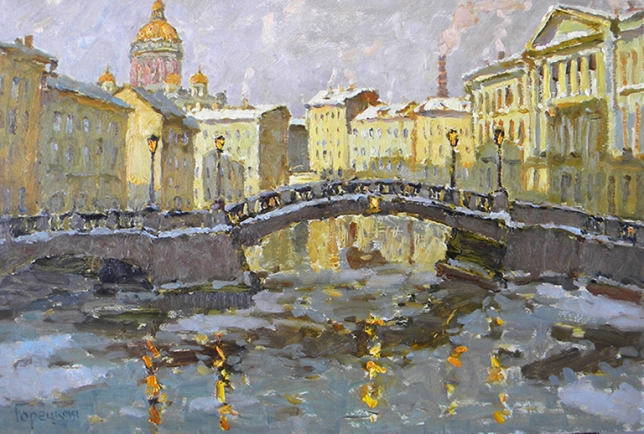 Painting for sale online - The Evening's Saints Petersburg