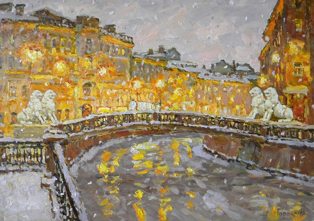 Painting for sale online - The Lion's Bridge 2