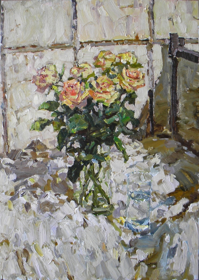 Painting for sale online - Tea Roses