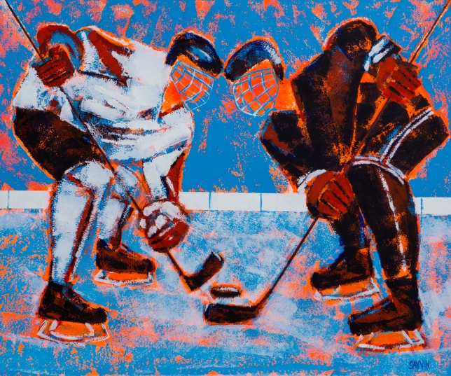 Painting for sale online - Face-off