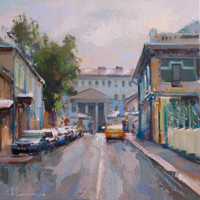 Painting for sale online - Wet, but cute. Ryumin lane